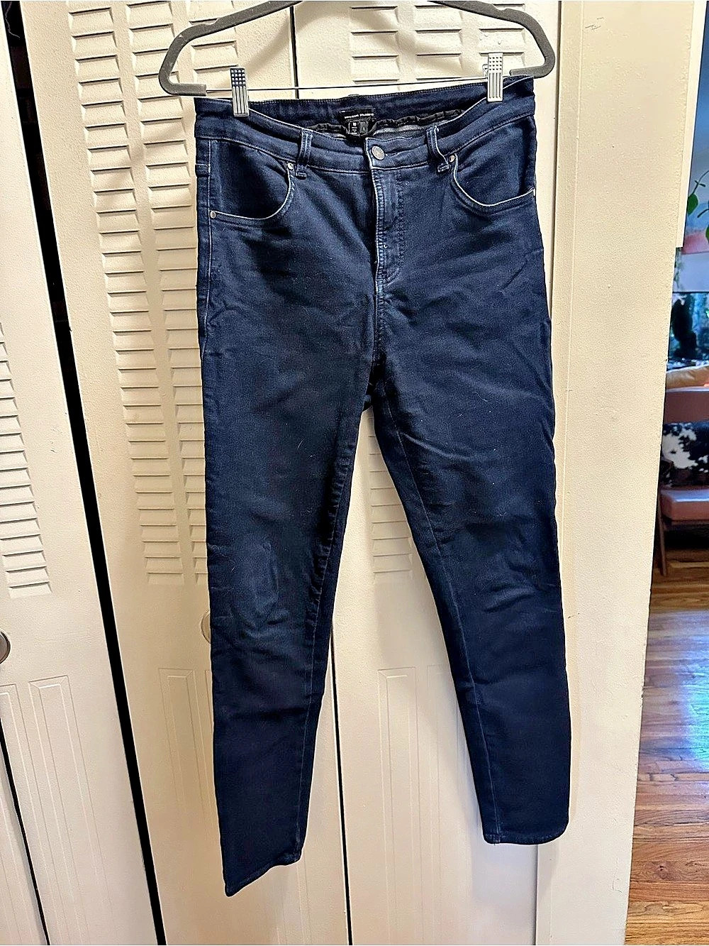 Universal Standard Seine High Rise Skinny Jeans Blue Waist 10
